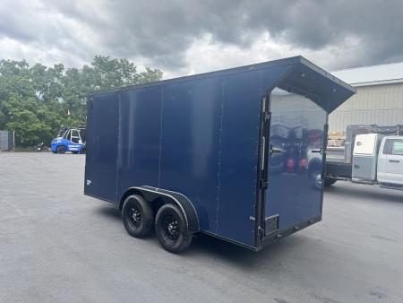 New 2026 Maximum Cargo Trailers 7X14TA Cargo / Enclosed Trailer *INDIGO BLUE W/ BLACK