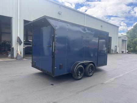 New 2026 Maximum Cargo Trailers 7X14TA Cargo / Enclosed Trailer *INDIGO BLUE W/ BLACK
