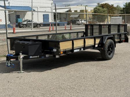 New 2027 Diamond C PSA 77 x14' Venture Edition, Expanded Sides - 6K UTV Utility Trailer
