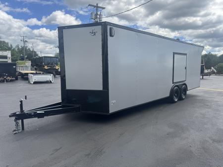 New 2026 Maximum Cargo Trailers 8.5X24 TA3 Cargo / Enclosed Trailer *SILVER W/ BLK