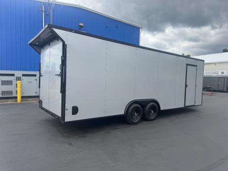 New 2026 Maximum Cargo Trailers 8.5X24 TA3 Cargo / Enclosed Trailer *SILVER W/ BLK