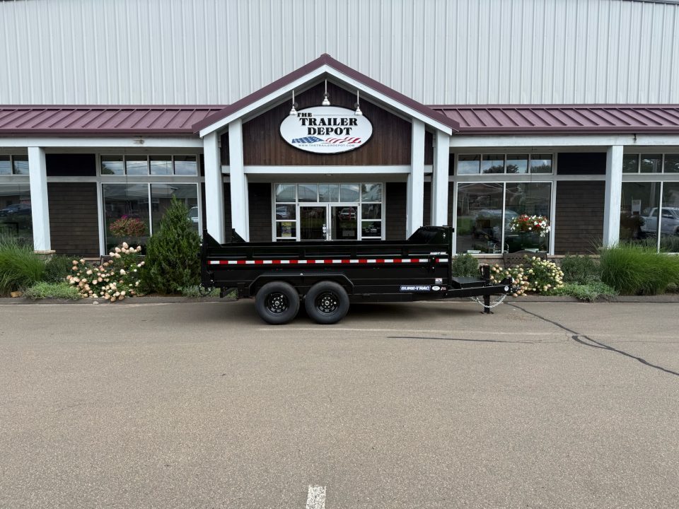 New SURE-TRAC 7' x 14' HEAVY DUTY TELESCOPIC DUMP TRAILER 14K