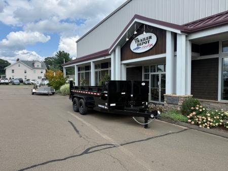 New SURE-TRAC 7' x 14' HEAVY DUTY TELESCOPIC DUMP TRAILER 14K