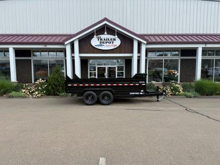 New SURE-TRAC 7' x 14' HEAVY DUTY TELESCOPIC DUMP TRAILER 14K