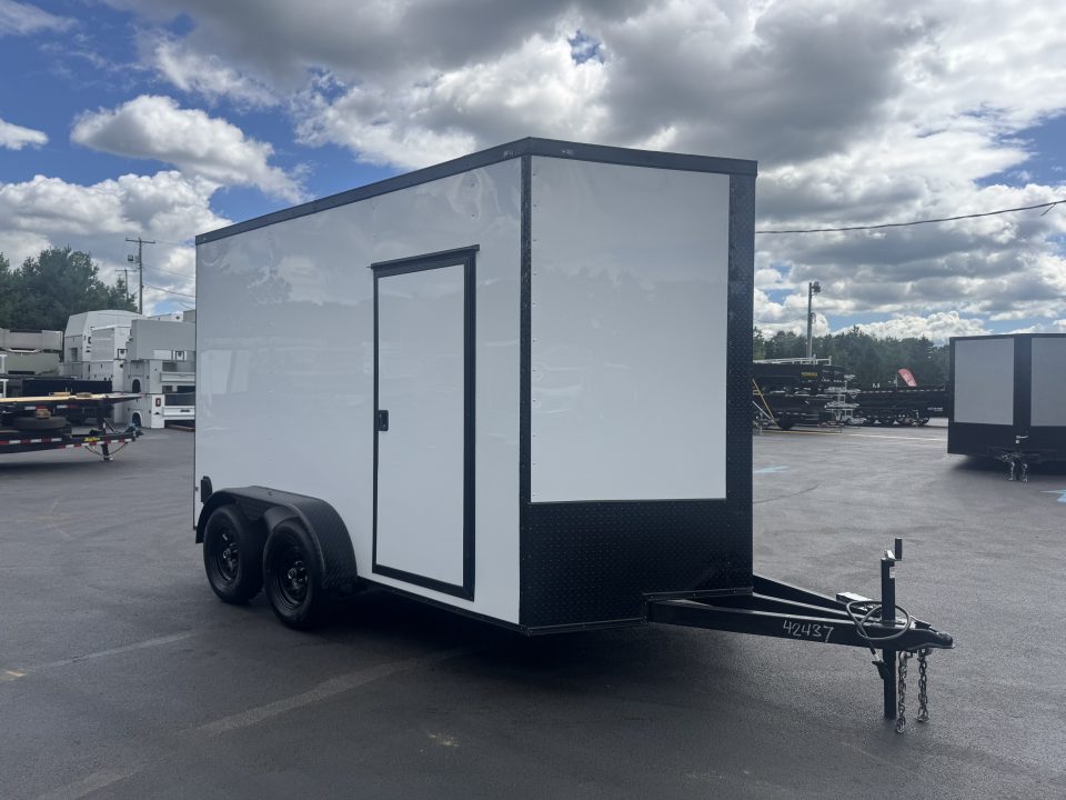 New 2026 Maximum Cargo Trailers 7X12TA Cargo / Enclosed Trailer *CHARCOAL W/ BLACK