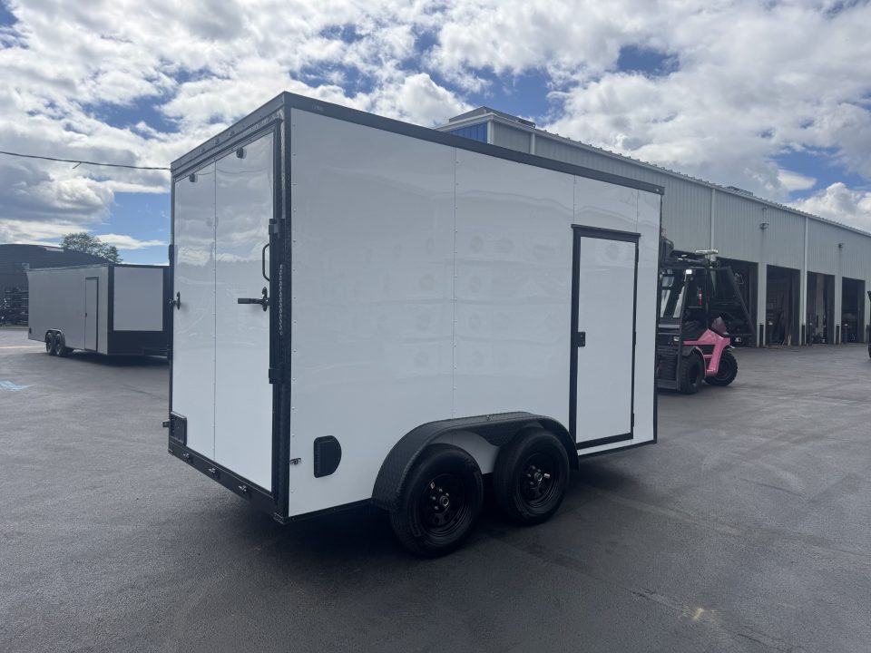 New 2026 Maximum Cargo Trailers 7X12TA Cargo / Enclosed Trailer *CHARCOAL W/ BLACK