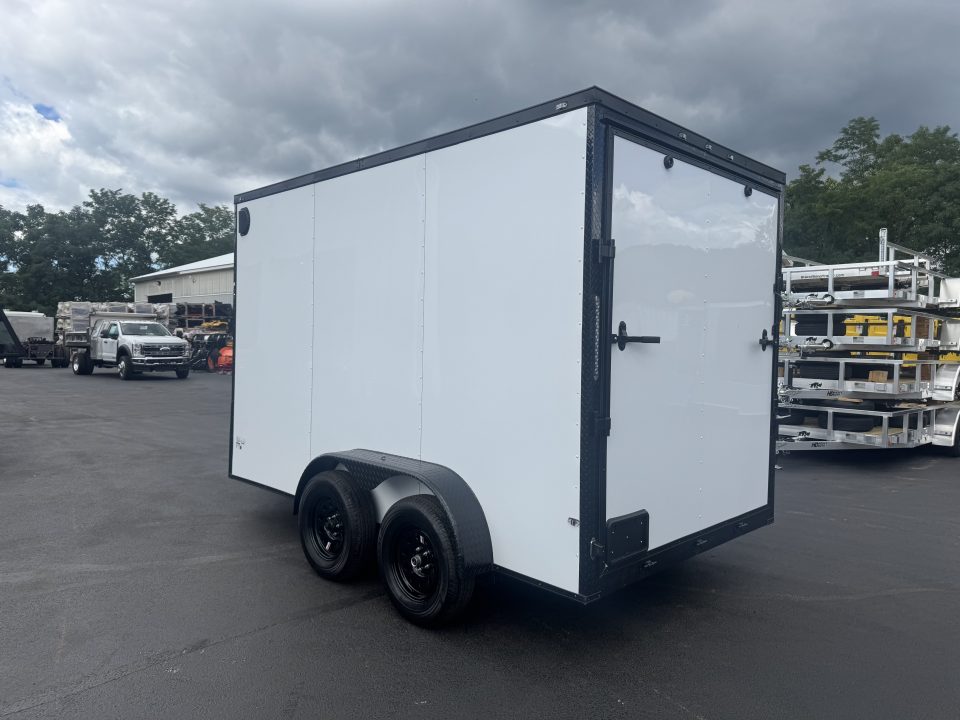 New 2026 Maximum Cargo Trailers 7X12TA Cargo / Enclosed Trailer *CHARCOAL W/ BLACK