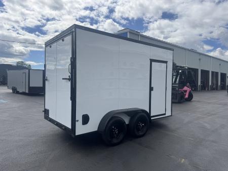 New 2026 Maximum Cargo Trailers 7X12TA Cargo / Enclosed Trailer *CHARCOAL W/ BLACK