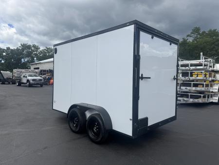 New 2026 Maximum Cargo Trailers 7X12TA Cargo / Enclosed Trailer *CHARCOAL W/ BLACK