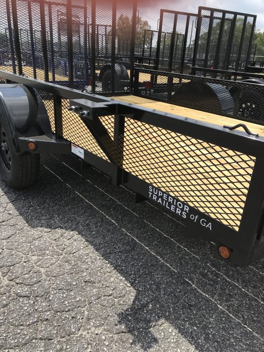 New 2026 Superior Manufacturing 76x10 Elite mesh sides Utility Trailer