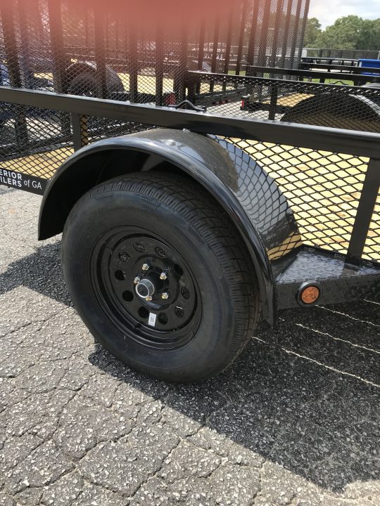 New 2026 Superior Manufacturing 76x10 Elite mesh sides Utility Trailer