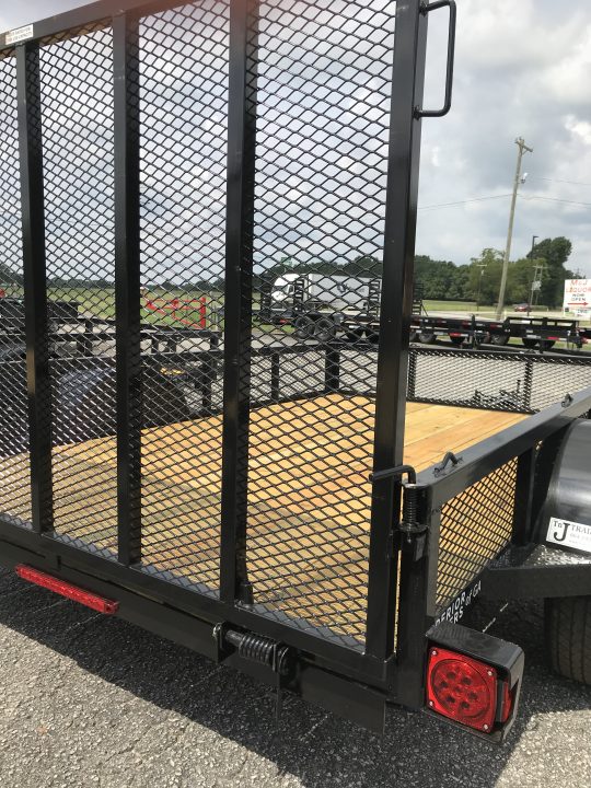 New 2026 Superior Manufacturing 76x10 Elite mesh sides Utility Trailer