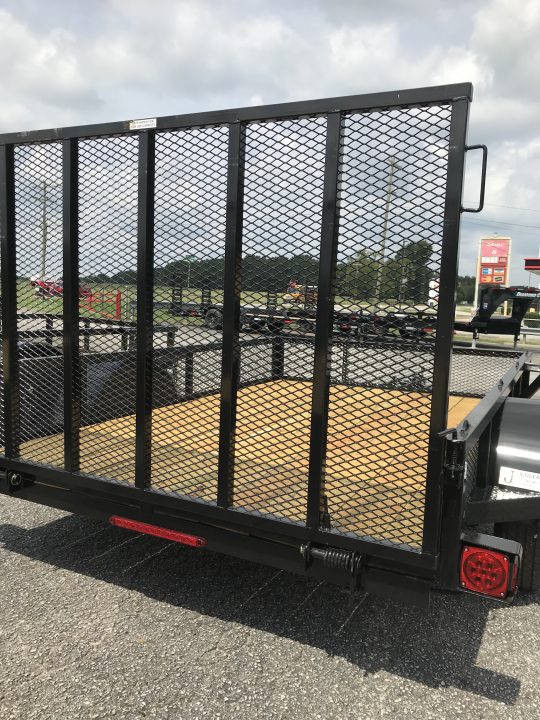 New 2026 Superior Manufacturing 76x10 Elite mesh sides Utility Trailer