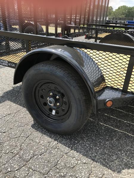 New 2026 Superior Manufacturing 76x10 Elite mesh sides Utility Trailer