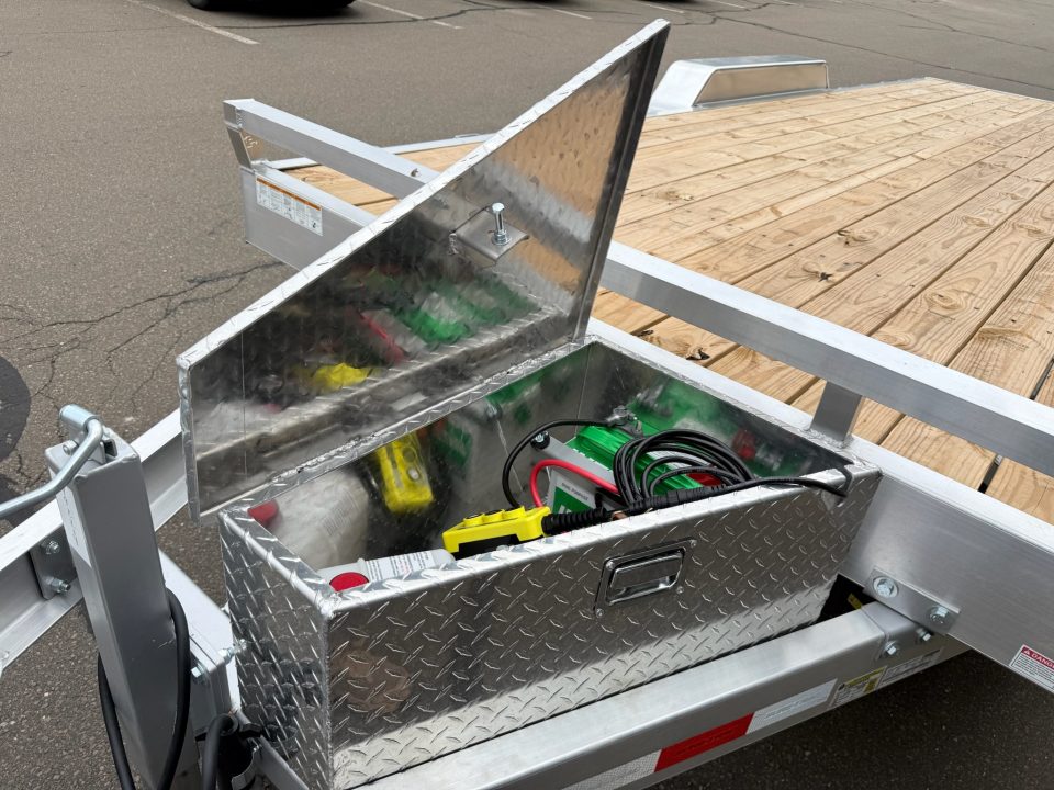 New Sure-Trac 7' x 20' Aluminum Power Tilt Car Hauler 9.9K