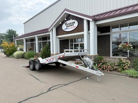 New Sure-Trac 7' x 20' Aluminum Power Tilt Car Hauler 9.9K