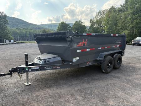 New 2027 Horizon Trailers 6x12 10K Dump Trailer with 3' Sides