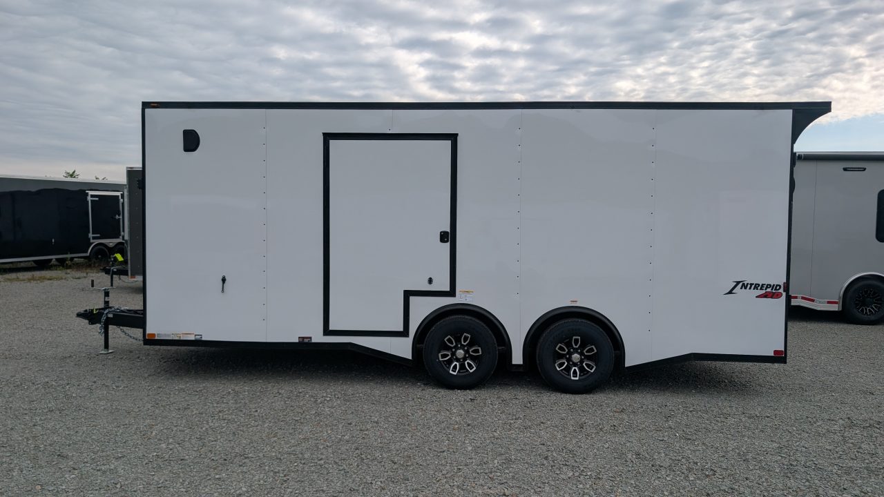New 2027 Homesteader 8.5 x 20 HD SERIES Intrepid Car Hauler w/ EZ-EXIT DOOR (84" Inside)