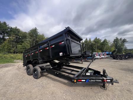 New 2027 Load Trail 7x16 Dump Trailer-HD/ 4' High Sides/ 8  I beam frame/ Tarp kit & Ramps - 14k GVW