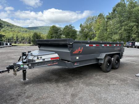New 2027 Horizon Trailers LZ7 7x14 14K Dump Trailer with 30  Sides & Stabilizer Jacks