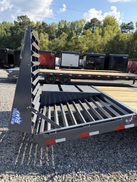 New 2027 Triple Crown Heavy Duty 40' Gooseneck Equipment Trailer, 27,900K GVWR, Mega Ramps, Spare