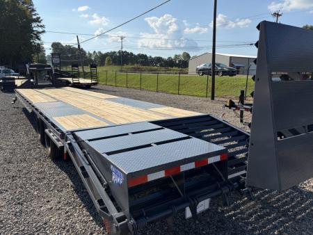New 2027 Triple Crown Heavy Duty 40' Gooseneck Equipment Trailer, 27,900K GVWR, Mega Ramps, Spare