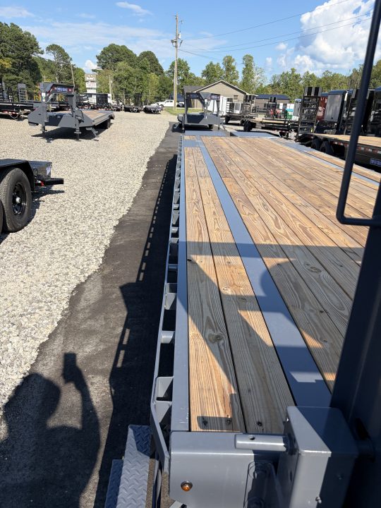 New 2027 Triple Crown Heavy Duty 35' Gooseneck Equipment Trailer, 17,500K GVWR, Mega Ramps, Spare