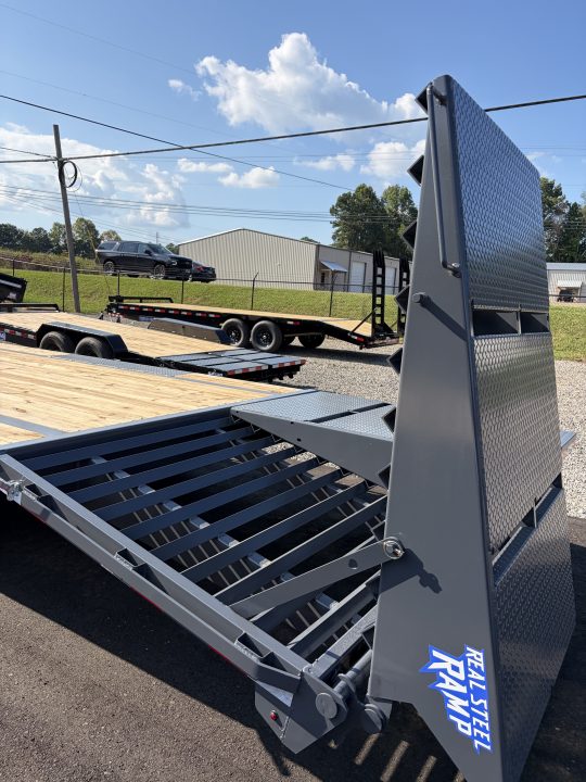New 2027 Triple Crown Heavy Duty 35' Gooseneck Equipment Trailer, 17,500K GVWR, Mega Ramps, Spare