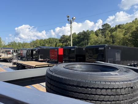 New 2027 Triple Crown Heavy Duty 35' Gooseneck Equipment Trailer, 17,500K GVWR, Mega Ramps, Spare
