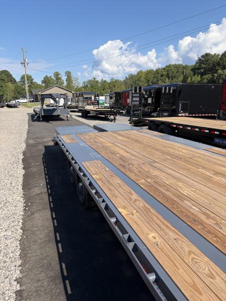 New 2027 Triple Crown Heavy Duty 35' Gooseneck Equipment Trailer, 17,500K GVWR, Mega Ramps, Spare