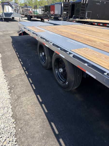 New 2027 Triple Crown Heavy Duty 35' Gooseneck Equipment Trailer, 17,500K GVWR, Mega Ramps, Spare