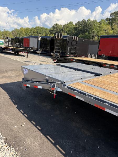 New 2027 Triple Crown Heavy Duty 35' Gooseneck Equipment Trailer, 17,500K GVWR, Mega Ramps, Spare