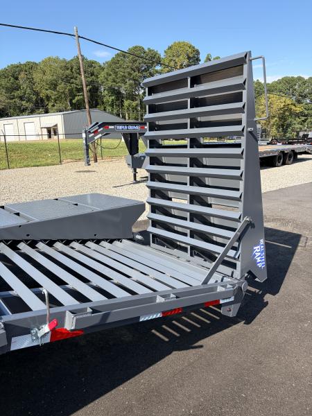New 2027 Triple Crown Heavy Duty 35' Gooseneck Equipment Trailer, 17,500K GVWR, Mega Ramps, Spare
