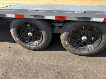 New 2027 Triple Crown Heavy Duty 35' Gooseneck Equipment Trailer, 17,500K GVWR, Mega Ramps, Spare