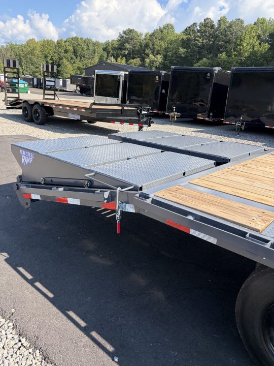 New 2027 Triple Crown Heavy Duty 30' Gooseneck Equipment Trailer, 17,500K GVWR, Mega Ramps, Spare
