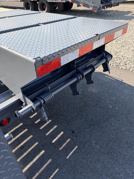 New 2027 Triple Crown Heavy Duty 30' Gooseneck Equipment Trailer, 17,500K GVWR, Mega Ramps, Spare