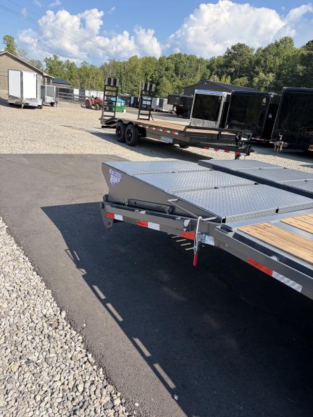 New 2027 Triple Crown Heavy Duty 30' Gooseneck Equipment Trailer, 17,500K GVWR, Mega Ramps, Spare