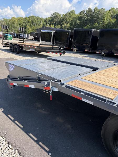 New 2027 Triple Crown Heavy Duty 30' Gooseneck Equipment Trailer, 17,500K GVWR, Mega Ramps, Spare