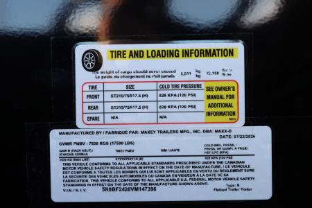 New 2027 8.5X20 MAXX-D EQUIPMENT TRAILER