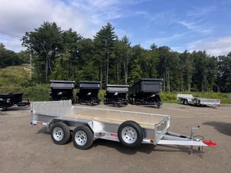 New 2026 Triumph 7X14 Aluminum Utility Trailer/ Bi-Fold Gate - 7000GVW