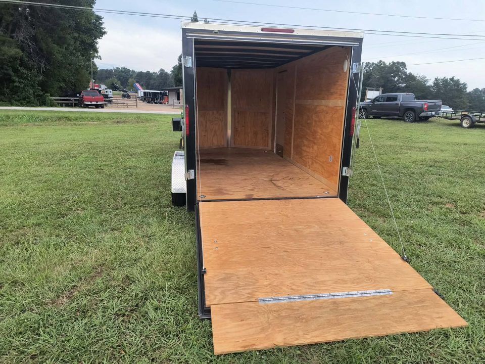 Used 2023 Homesteader Trailer 7x14 Tandem Axle w/Ramp Cargo / Enclosed Trailer