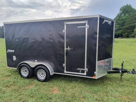 Used 2023 Homesteader Trailer 7x14 Tandem Axle w/Ramp Cargo / Enclosed Trailer