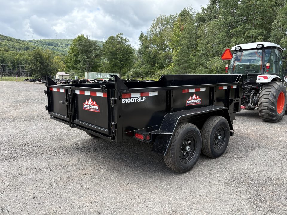 New 2026 Cross Country Manufacturing 6x10 11.6K Dump Trailer with Standard Tailgate