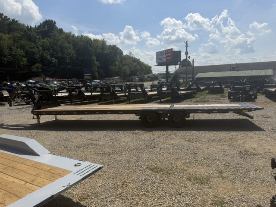 New 2027 Hillcrest Trailers 24+12 25.9 Auto Latching Hyd. Dovetail Equipment Trailer