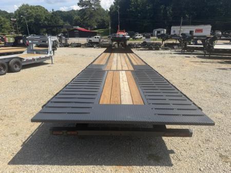New 2027 Hillcrest Trailers 24+12 25.9 Auto Latching Hyd. Dovetail Equipment Trailer