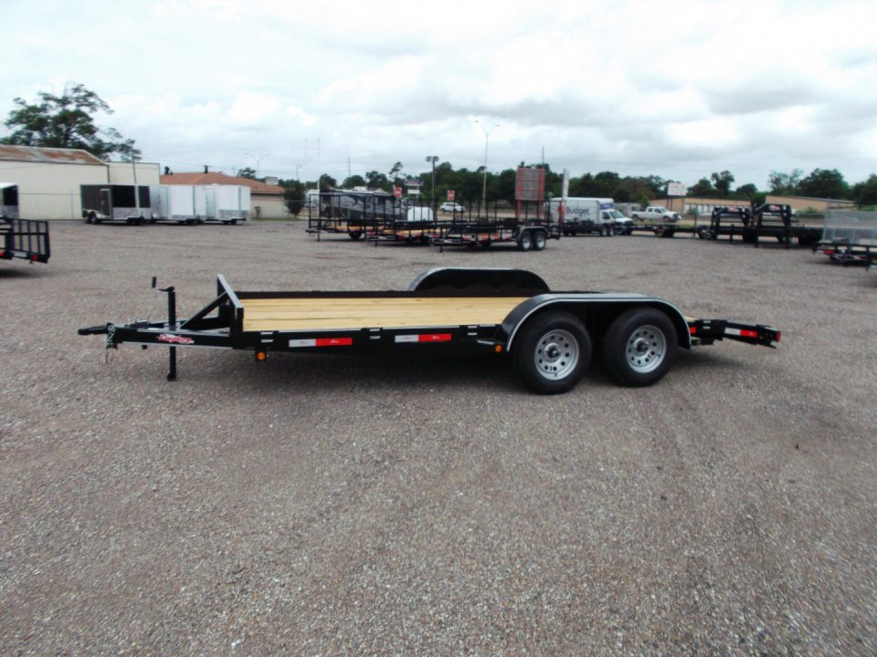 New 2026 Longhorn Trailers 83x16 7K Car Hauler / Racing Trailer / 2ft Dovetail / 5ft Stow Away Ramps / Electric Brakes / LED Lights