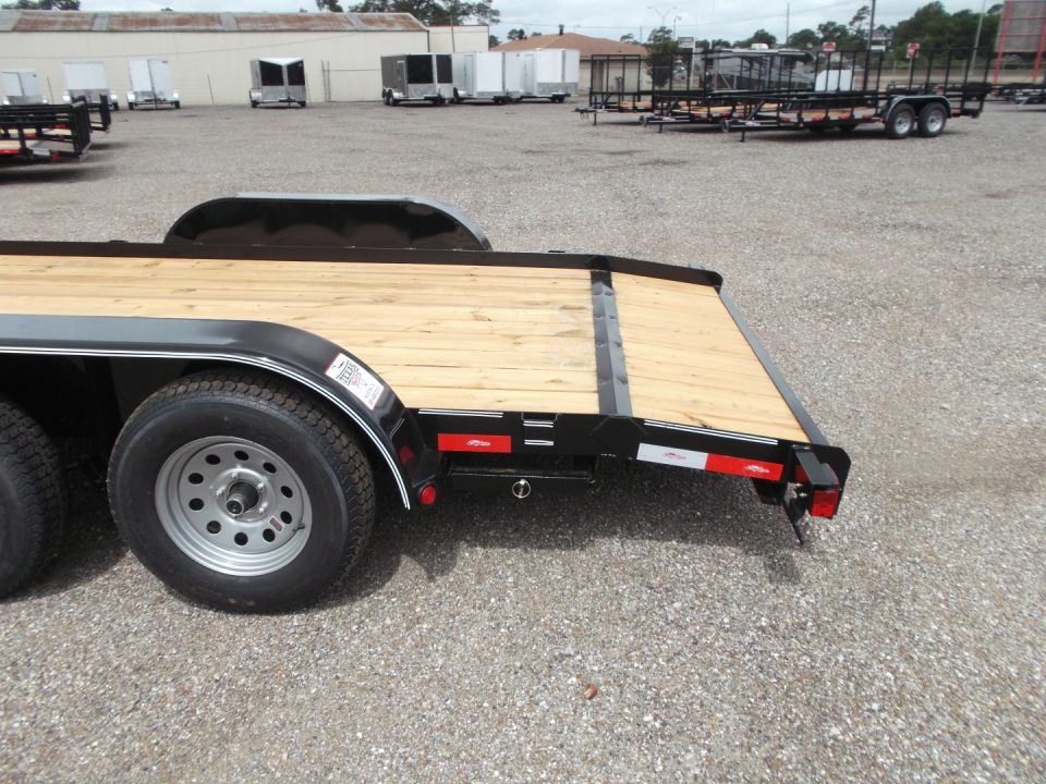 New 2026 Longhorn Trailers 83x16 7K Car Hauler / Racing Trailer / 2ft Dovetail / 5ft Stow Away Ramps / Electric Brakes / LED Lights