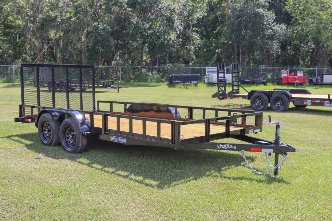 New 2027 7X16 Triple Crown ATV UTILITY TRAILER