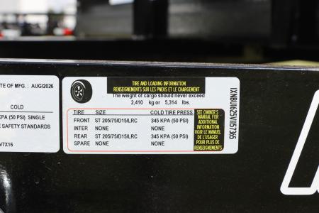New 2027 7X16 Triple Crown ATV UTILITY TRAILER