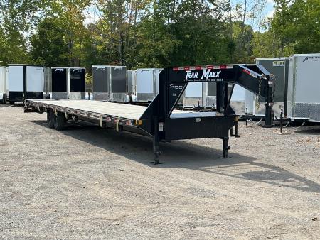 Used 2025 Trail Maxx 102  x 40' Gooseneck - 12K Deckover Trailer